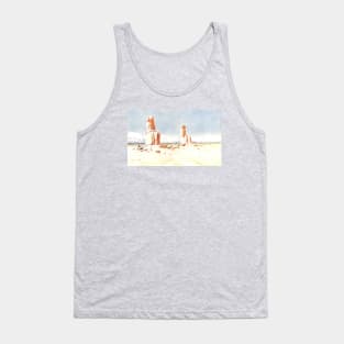 The Colossi Of Memnon At Thebes in Egypt Tank Top